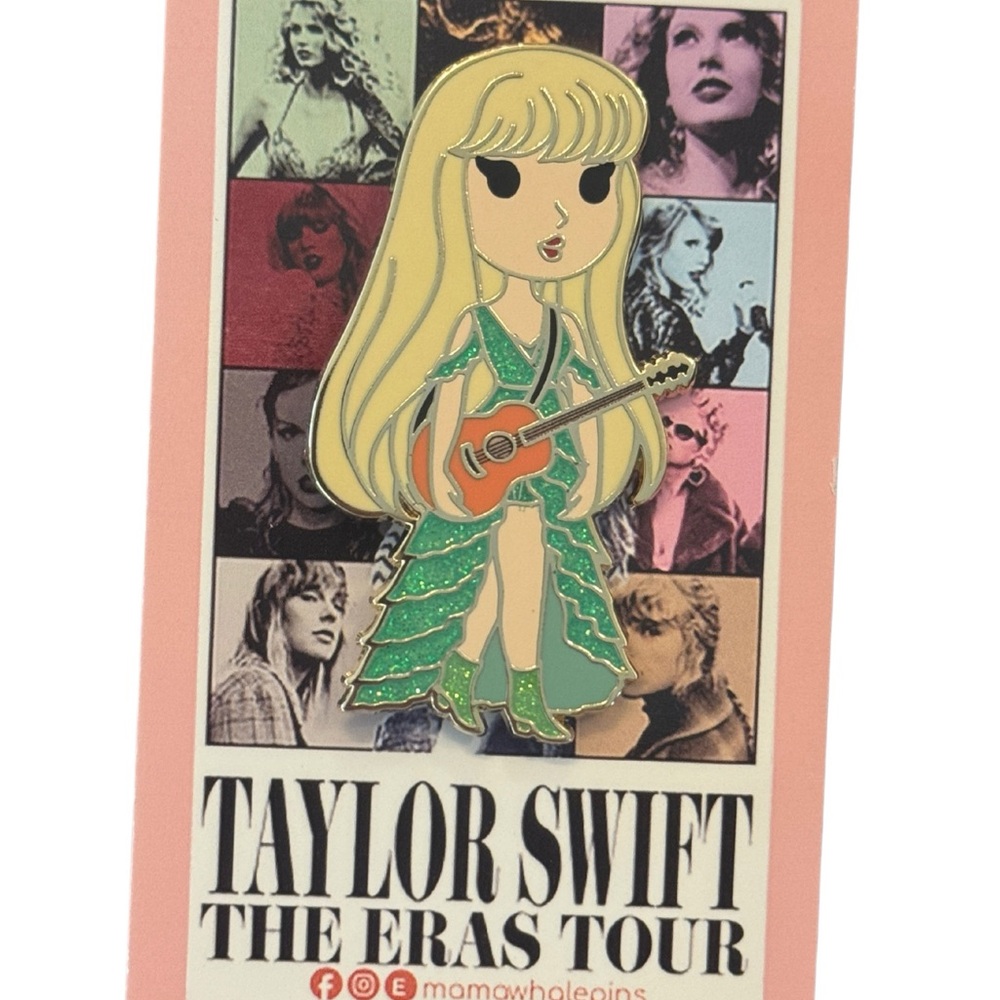 Taylor Swift Eras Tour Chibi Enamel Pin